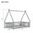 Tent-shaped Floor Bed,teepee Bed With Guardrails,slats-1226025877-1226025874