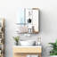 Armoire de salle de bain murale pour rangement organisé