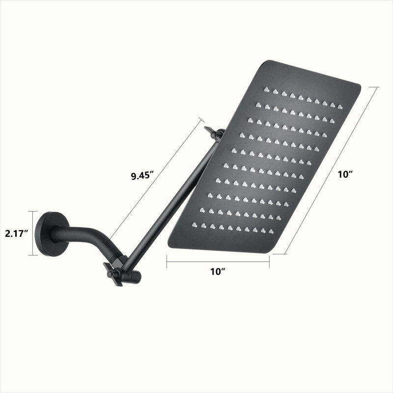Robinet de baignoire et douche, Noir mat