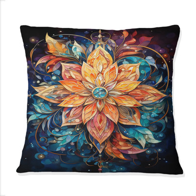Coussin Spiral Kaleidoscope III - Abstract Spirals