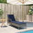 Sun Lounger With Cushion 24.8"X78.7"X31.9" Poly Rattan-145679335-145679329