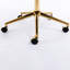 Chaise de bureau violette avec base en métal doré de 320 mm, laine d'alpaga artificielle, inclinable 40-654484663