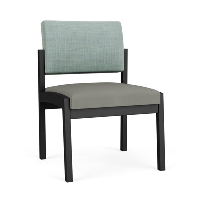 Lenox Steel Waiting Reception Armless Guest Chair Metal Frame