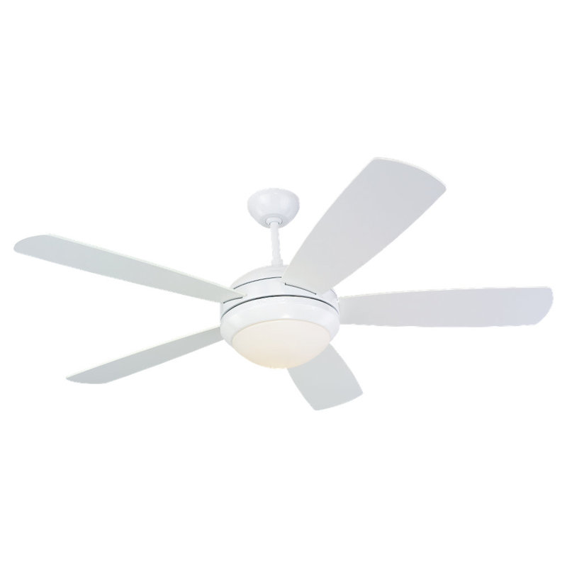 Stembridge 52'' Ceiling Fan with LED Lights, White, LED