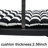 2PCS Set Outdoor Lounge Chair Cushion Replacement, Black-White Striped Patio Furniture Seat Cushion, Chaise Lounge Cushion, Ideal For Comfortable And Stylish Seating In Gardens, Patios, And Outdoor Spaces-1537429913