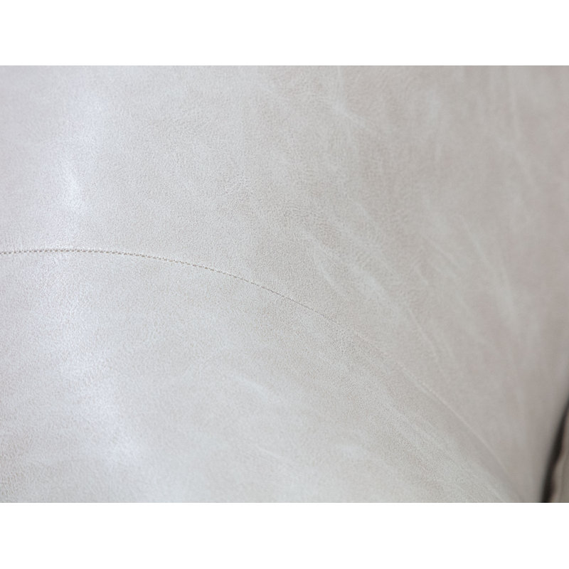 Fauteuil Bedfordshire, Similicuir neige