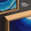 «Pure Dark and Light Blue», agate abstraite, impression sur toile, impression sur toile-93589270-93589271