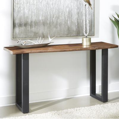 Menomonie 58'' Solid Wood Top Console Table