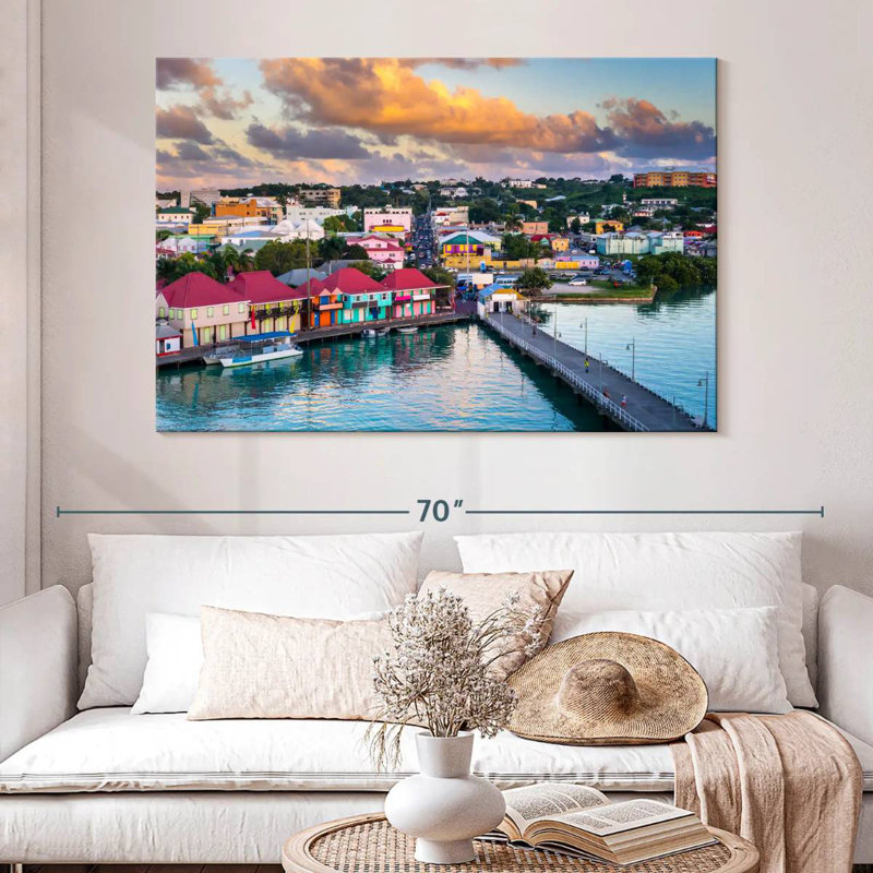 Ravi St. John's, 34" H x 51" W