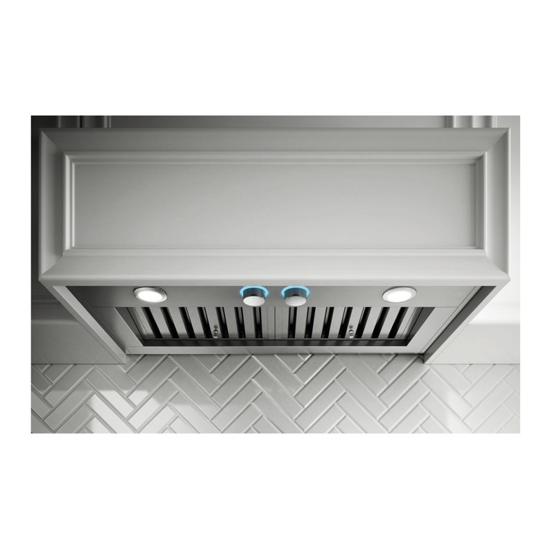 Elica 48" Stainless Steel 1200 CFM Ducted (Vented) Insert Range Hood with Baffle Filter