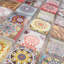 Mediterranean 11.82 in. x 11.82 in. Squares Glossy Glass Mosaic Tile-83561877