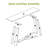63-inch Solid Wood Console Table With X‑shaped Base