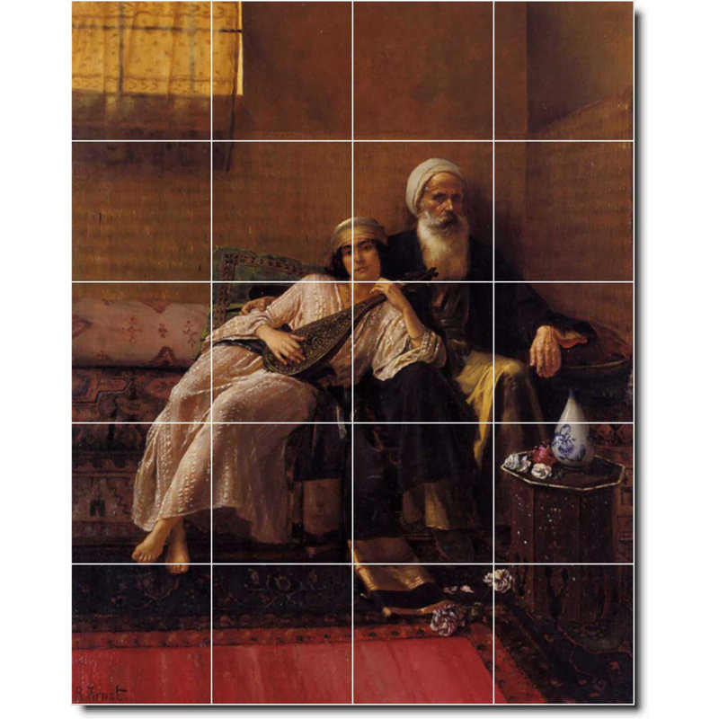 Carreau de peinture murale 32 po x 40 po 8 po x 8 po, Musique 03038