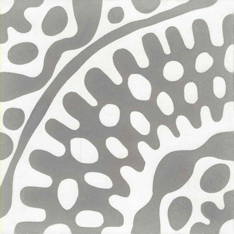 Sonora 8" x 8" Cement Patterned/Concrete Look Wall & Floor Tile, Thistle