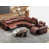 Simili cuir brun foncé