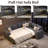 107" Cloud Modular Sectional Sofa with Ottoman,Modern Corduroy Couch for Living Room,7 Seat Sofa with Storage,U-Shaped Sofa,Random Combination-1687792680