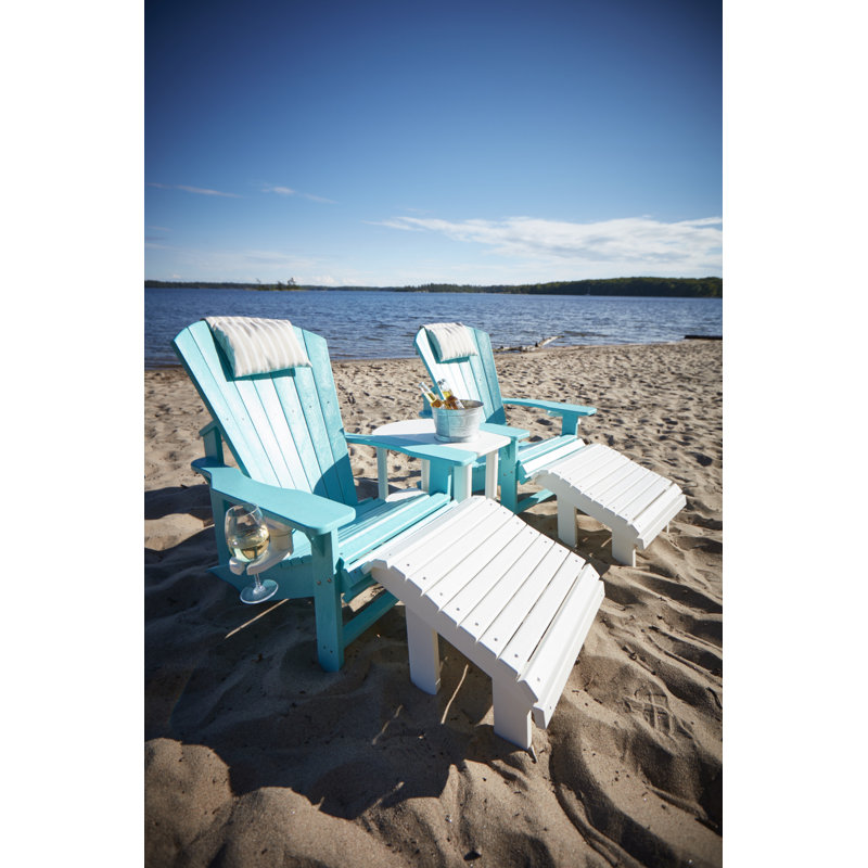 Pagedale Rectangular Outdoor Side Table ,, 22" H x 24" W x 20" L, White