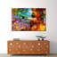 Abstract Fused Glass Canvas Print-145547898