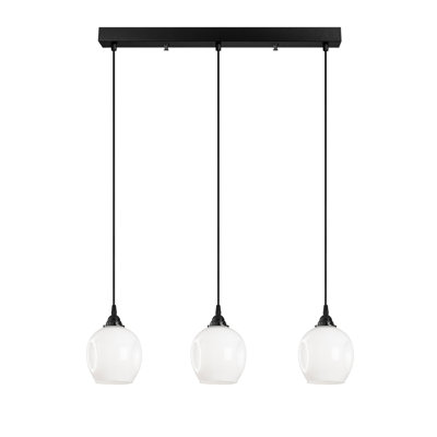 3 - Light Black Kitchen Island Pendant