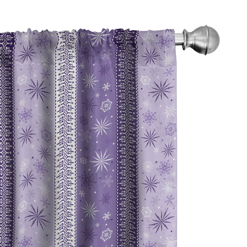 Ethnic Semi-Sheer Rod Pocket Sliding Panel, 28" x 84"