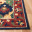Tapis rouge / vert en laine touffeté à la main Grete-462199307