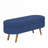 Ottoman Oval Storage Bench,Rubber Wood Legs,BLUE(43.5"X16"X16")-1571833160