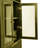 70" Tall Arched Display Cabinet With Glass Doors-436195347