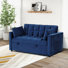 55.2'' Wide Modern Convertible Sofa Bed With Reclining Backrest And Pillows (Set of 2)