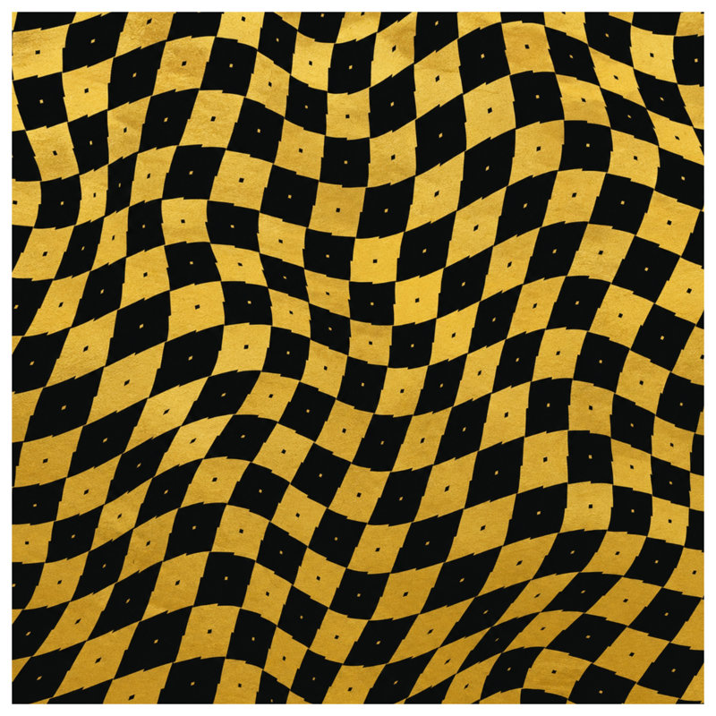 Wavy Checkered Pattern Blankets, 60in W x 80in H