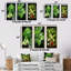 Herbes Cilantro Splash I - ensemble de 3 reproductions d'art mural Herbes-463542970-463542972