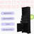 Black Tall Storage Cabinet With 3 Drawers And Adjustable Shelves For Bathroom-1888555790