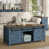 Plateau rustique brun / base bleue est en rupture de stock