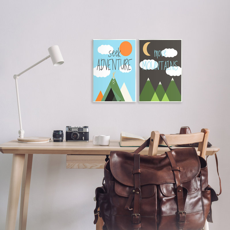 Ensemble de 2 plaques murales Seek Adventure