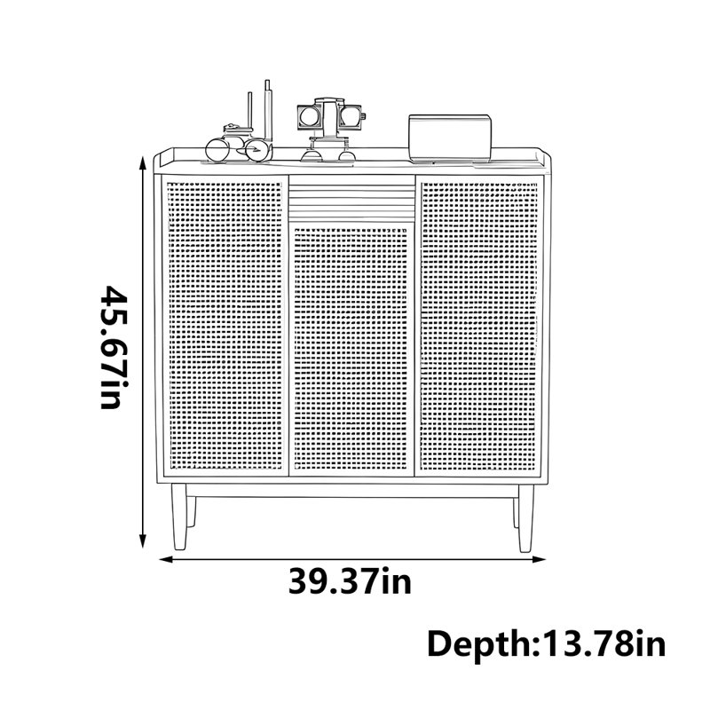 Armoire de rangement pour chaussures, Brun