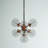 7 - Light Gold/Black Cluster Pendant