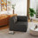 Comfy Cloud 38" Modular Corner Chair, Compression Foam Sofa Module, No Assembly Required
