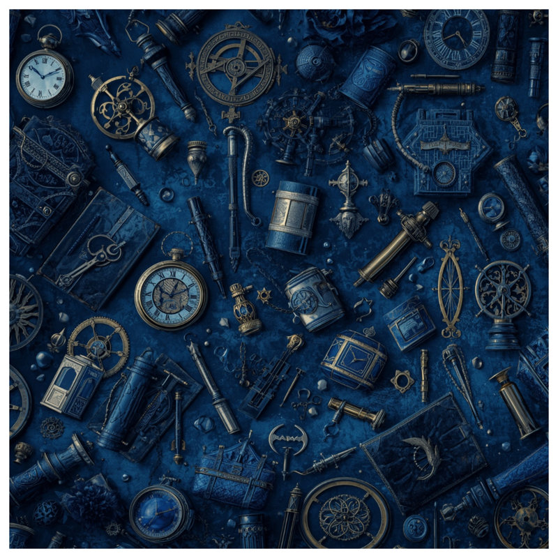 Steampunk Mechanical Objects Quilted Bedspread All Sizes, Full / Double
