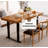 Rectangular Solid Wood Electric Adjustable Desk-966889369-966889370