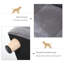 Dog Sofa Bed Elevated Pet Chair for SmallSized Dogs PU Cover Grey