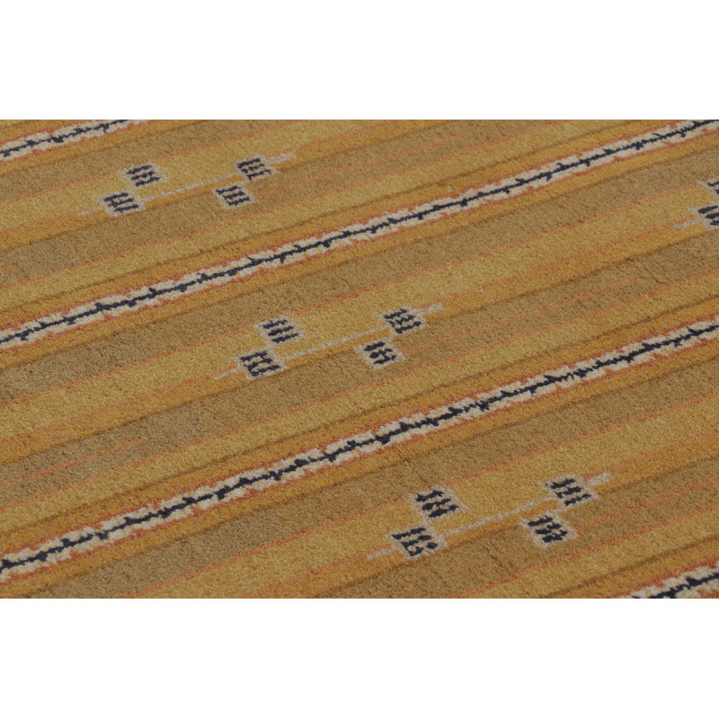 Scandinavian One-of-a-Kind 6'1X9'2 Hand Knotted Area Rug