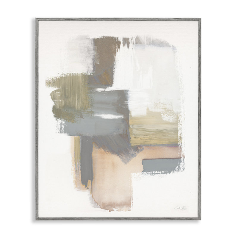Art de giclée encadrée noire déformée par Stella Chang, Estampe numérique Farmhouse, H 14 po x l 11 po