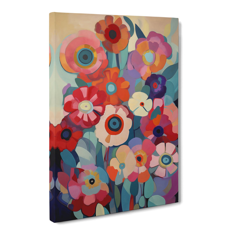 Brungardt Flowers Orphism Design Vol.3 - Wrapped Canvas, 50cm H x 35cm W x 3cm D