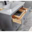 Meuble-lavabo en bois massif 36 po avec comptoir en pierre artificielle 1 po-398984790