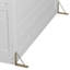 Cadre froid en bois pour serre avec 4 lanterneaux indépendants et 2 tablettes centrales pliantes, serre extérieure-96332404