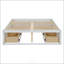 Lit plateforme double avec 6 tiroirs de rangement-196568985-196568984