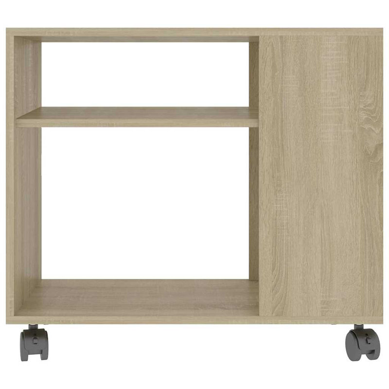 Aila Side Table 70x35x55 cm Engineered Wood, Sonoma Oak