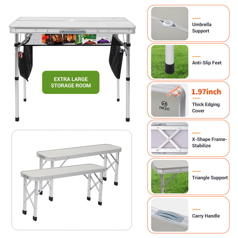 Paulmino 4 - Person Patio Dining Set with Rectangular Table