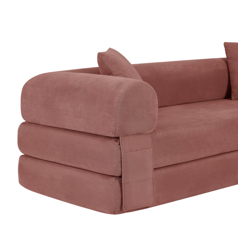 Compression Sofas Sleeper Bed, Corduroy Foam Modern Home Lounge