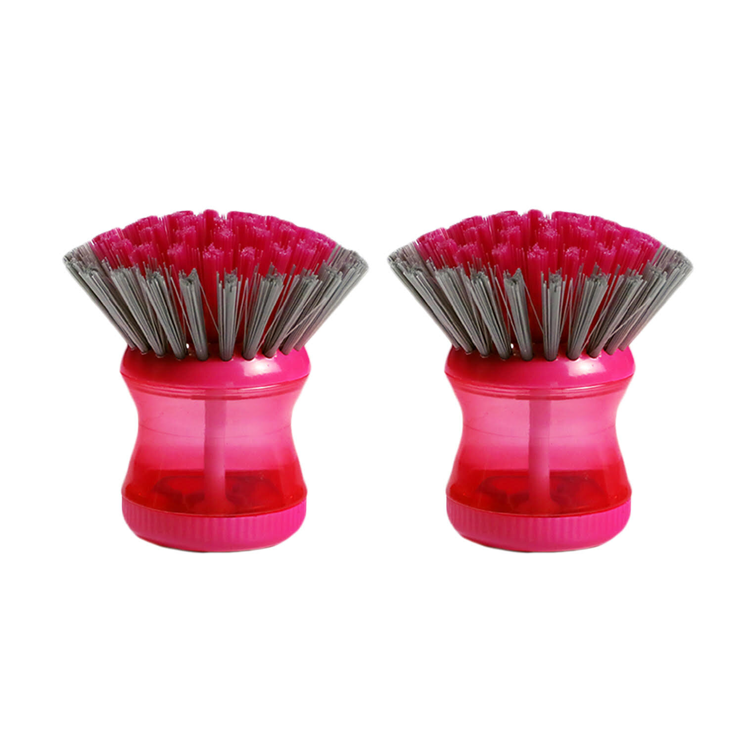 1 PCS Dish Scrubber With Soap DispenserSoap Dispensing Palm Brush