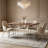 Nut-brown Rectangular Solid Wood Dining table